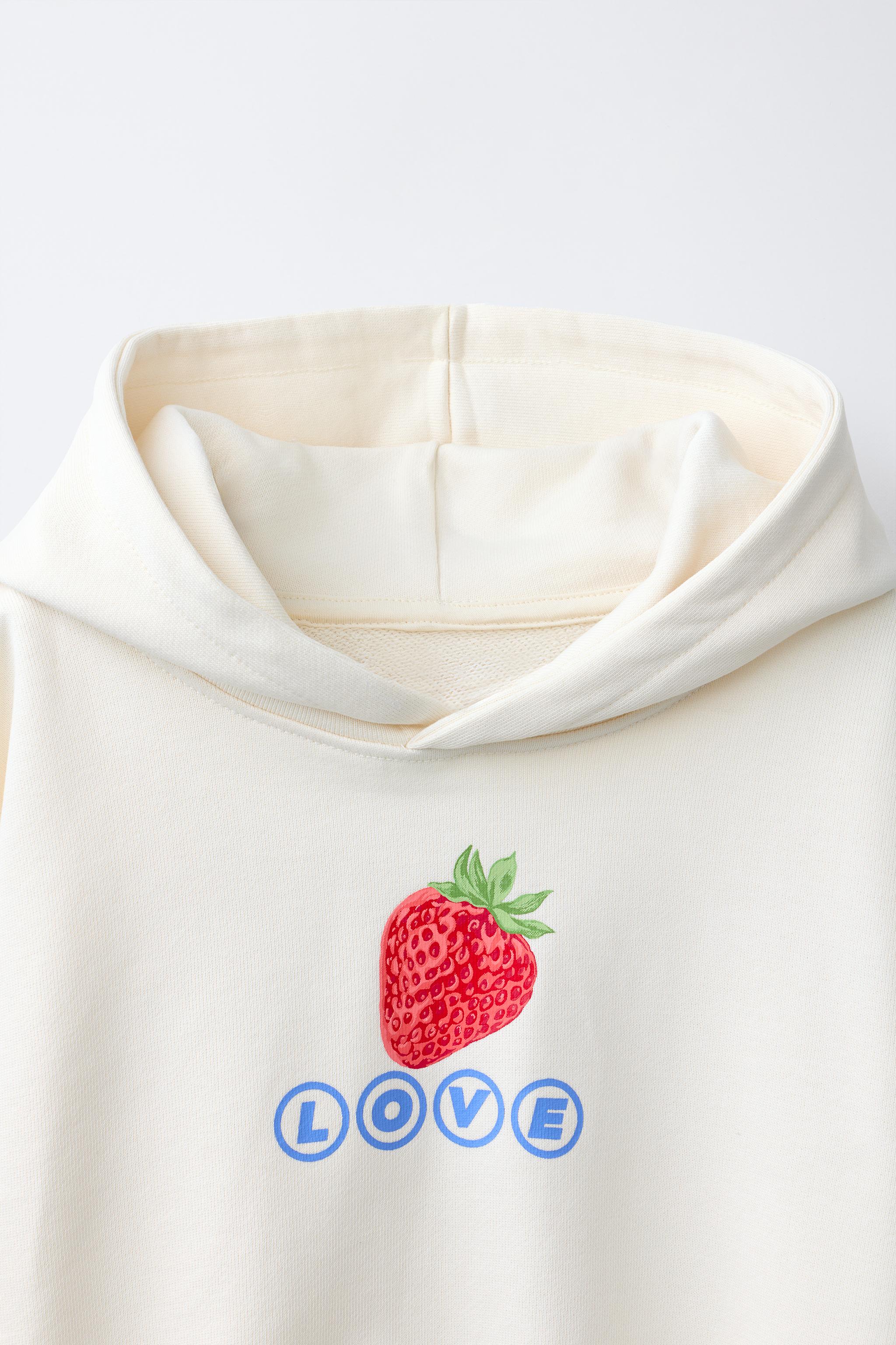 FRUIT PRINT HOODIE
